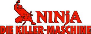 Ninja, die Killer-Maschine Logo Vector