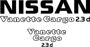 Nissan Vanette Cargo Logo PNG Vector