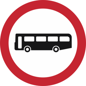 No buses Logo PNG Vector