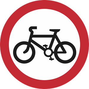 No cycling Logo PNG Vector