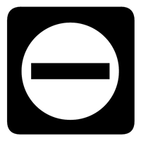 NO ENTRY PEDESTRIAN SIGN Logo PNG Vector
