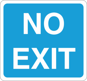 No exit Logo PNG Vector