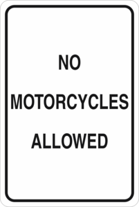 No motorcycles Logo PNG Vector
