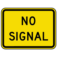 NO SIGNAL ROAD SIGN Logo Vector