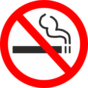 No Smoke Logo Vector