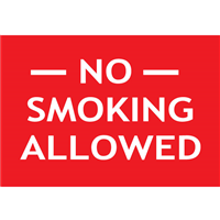 NO SMOKING ALLOWED SIGN Logo Vector
