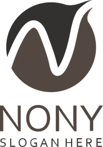 Nony Letter N Logo PNG Vector