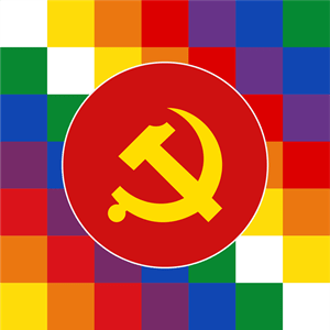 Nueva Bandera Whipala Bolivia Logo Vector