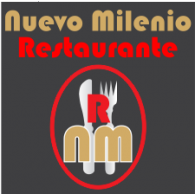 Nuevo Milenio Restaurante Logo Vector