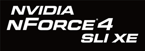 NVIDIA nForce4 SLI XE Logo PNG Vector