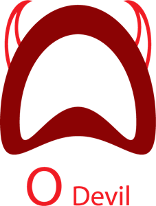 O Devil Logo PNG Vector