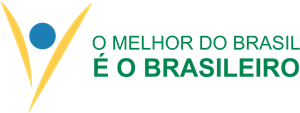 O Melhor do Brasil e o Brasileiro. Logo Vector