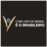 O melhor do Brasil e o brasileiro Logo PNG Vector