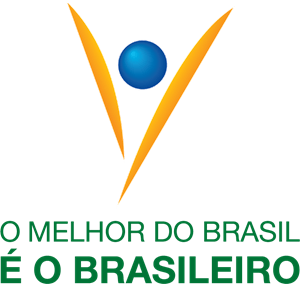 O melhor do Brasil e o brasileiro Logo Vector