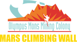 Olympus Mons Mining Colony Logo Vector