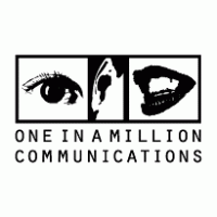 One In A Million Communications Logo PNG Vector