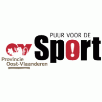 Oost - Vlaanderen Puur voor de Sport Logo PNG Vector