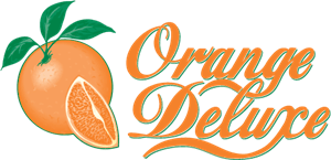 Orange Deluxe Logo Vector