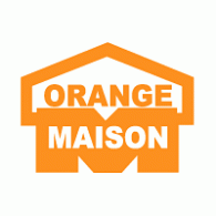Orange Maison Logo PNG Vector