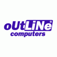 oUtLiNe Computers Logo PNG Vector