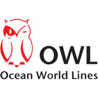 Ocean World Lines Logo Vector