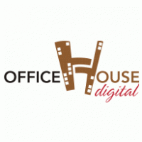 Office House Digital Logo PNG Vector