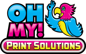 Oh my Print Solutions Logo PNG Vector