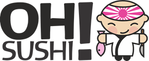 Oh! Sushi Logo PNG Vector