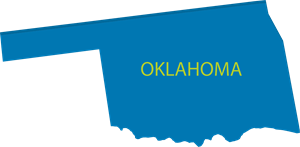 OKLAHOMA MAP Logo Vector