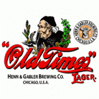 Old Times Lager Logo Vector