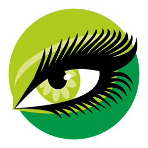 Olho verde | Green eye Logo PNG Vector