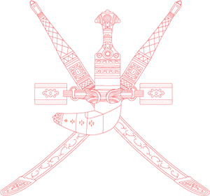 Oman Khanjar Logo Vector