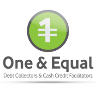 One & Equal Logo Vector