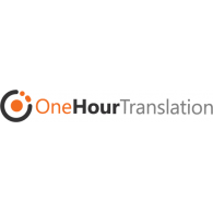One Hour Translation Logo Vector