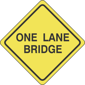 One lane bridge Logo PNG Vector