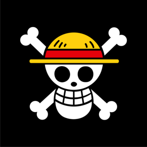 One Piece - Mugiwara Flag Logo PNG Vector