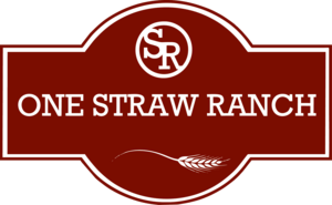 One Straw Ranch Logo PNG Vector