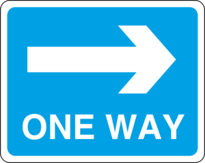 One way right Logo PNG Vector