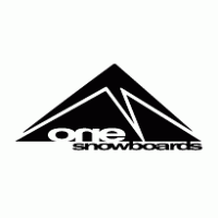 one snowboards Logo PNG Vector