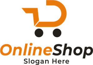 Online Shopping Cart Logo PNG Vector