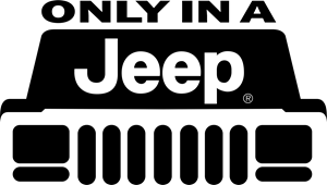 Only In A Jeep Logo Vector Cdr Free Download