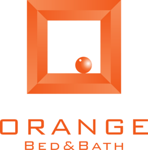 Orange Bed & Bath Logo PNG Vector