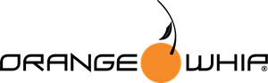 Orange Whip Golf Logo Vector