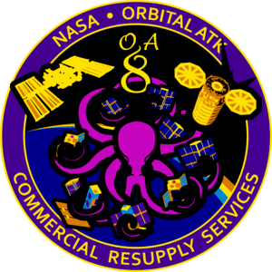 Orbital Sciences CRS Flight 8E Patch Logo PNG Vector
