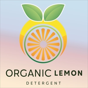 Organic lemon detergent Logo PNG Vector