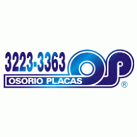 Osorio Placas Logo Vector