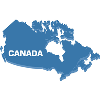 OUTLINE MAP OF CANADA Logo PNG Vector