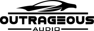 Outrageous Audio Logo PNG Vector