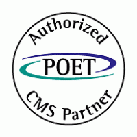 POET CMS Partner Logo PNG Vector