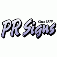 PR Signs Logo PNG Vector